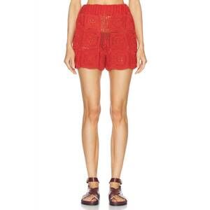 NEW ALL THAT REMAINS auri shorts in red